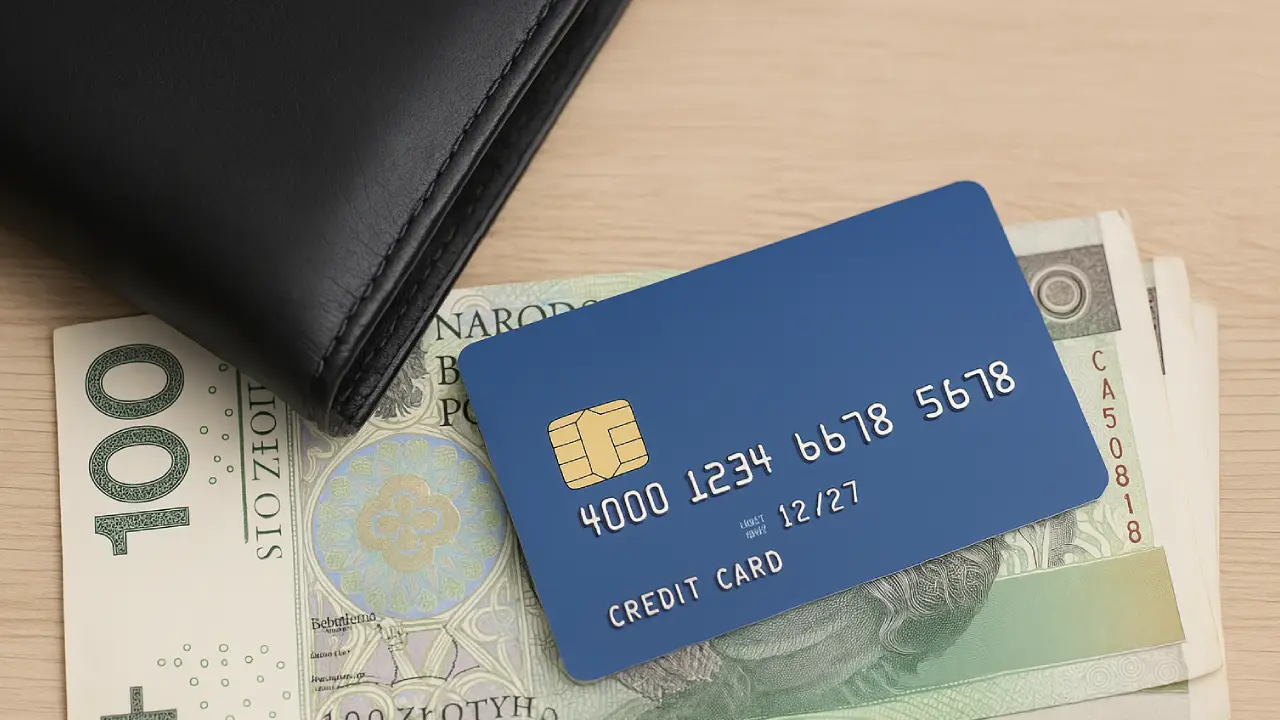 Karta kredytowa, portfel i polskie banknoty – pytanie o opłacalność korzystania z kredytówki